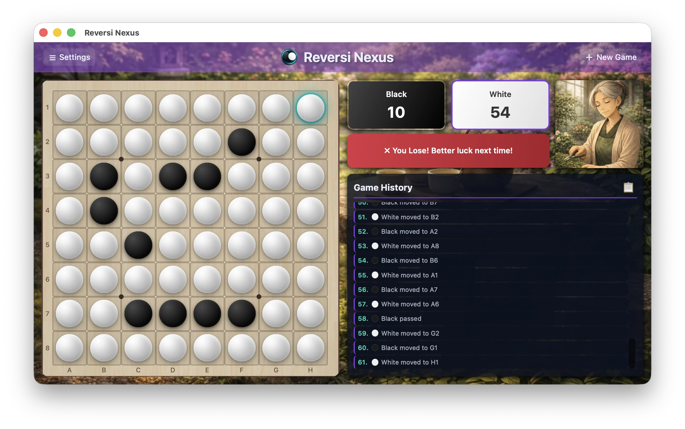 Reversi Nexus on your desktop